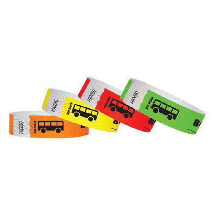 Tyvek 3/4" 2 Color Designer, School Bus. (500 per box) main image
